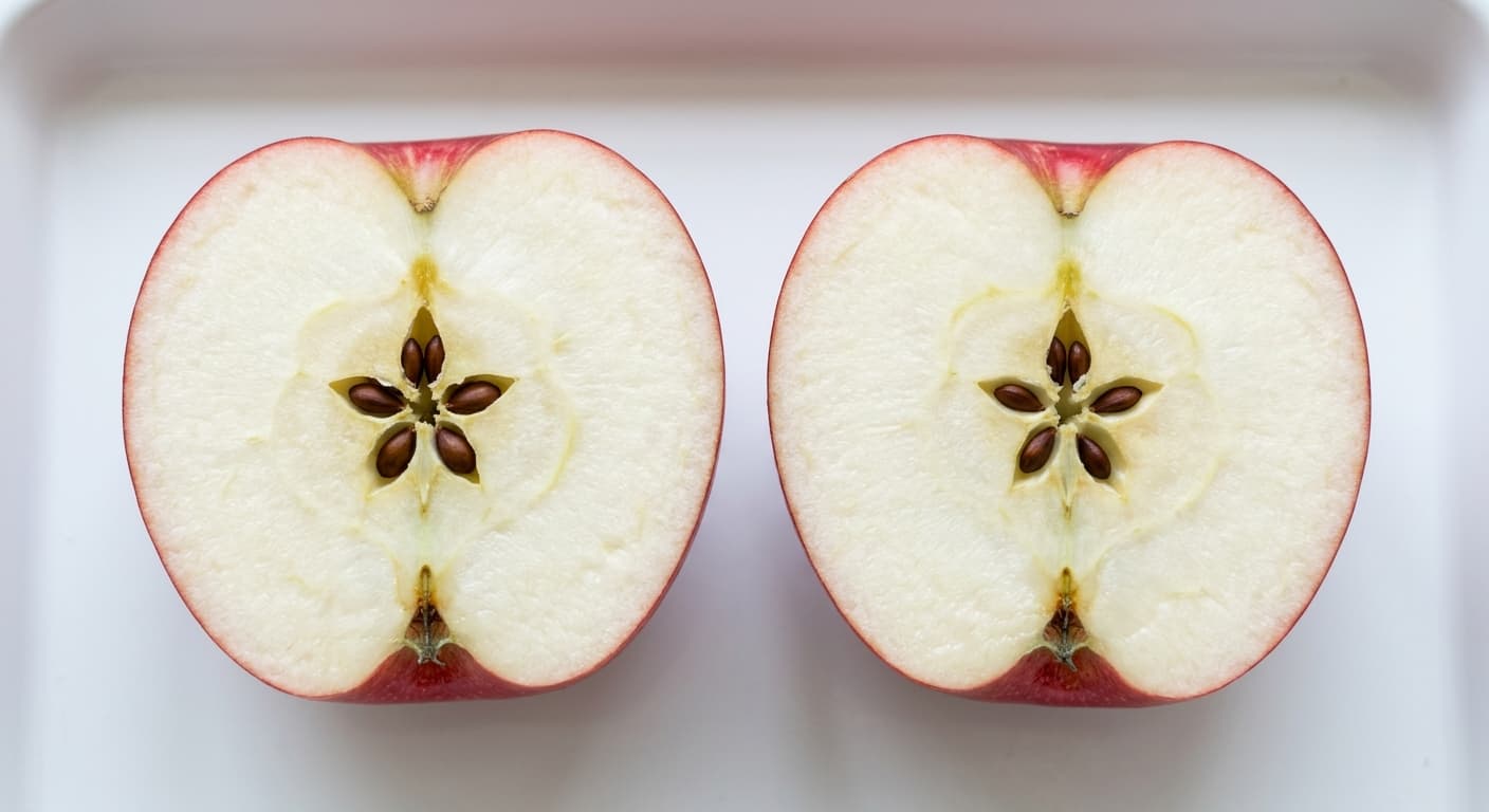 Apple — Cross-section